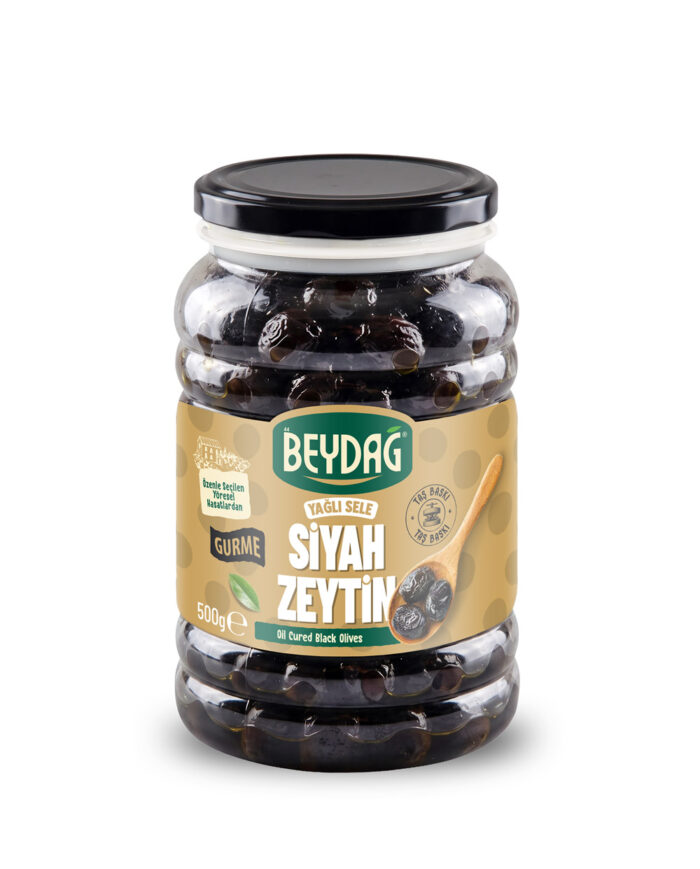 Beydağ 201-260 Gurme Yağlı Sele Siyah Zeytin 500 gr